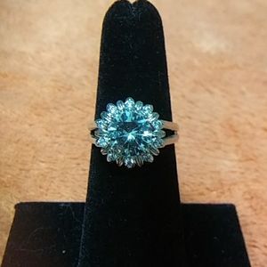 Heirloom quality 2.09 Moissanite ring